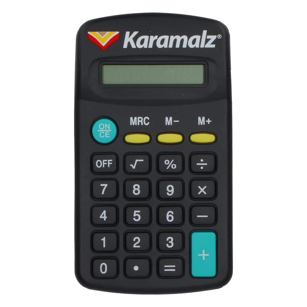 Mini-calculatrice Karamalz noire – Un accessoire pratique pour les fans et le bureau