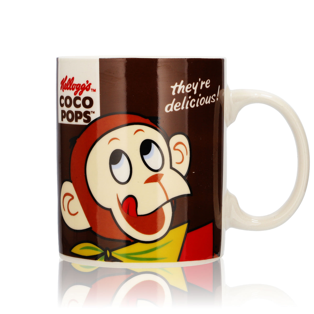 Kelloggs Coco Pops Pot de lait 0,33 l  Bol à céréales en verre pour enfants « Coco Pops » singe – Vue 2