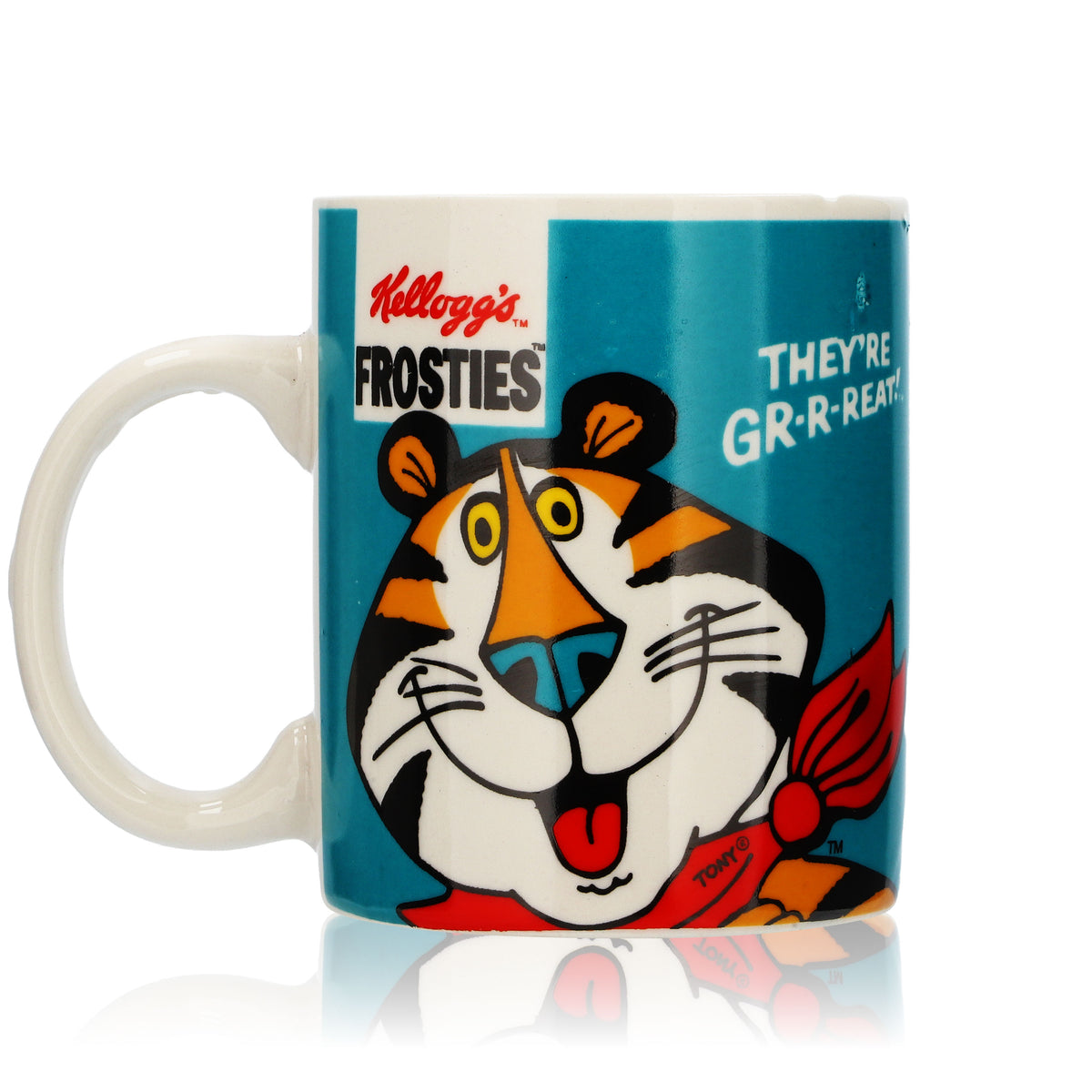 Kelloggs Frosties Pot de lait 0,33 l  Tasse à céréales en verre pour enfants « Frosties » Tigre – Vue 3