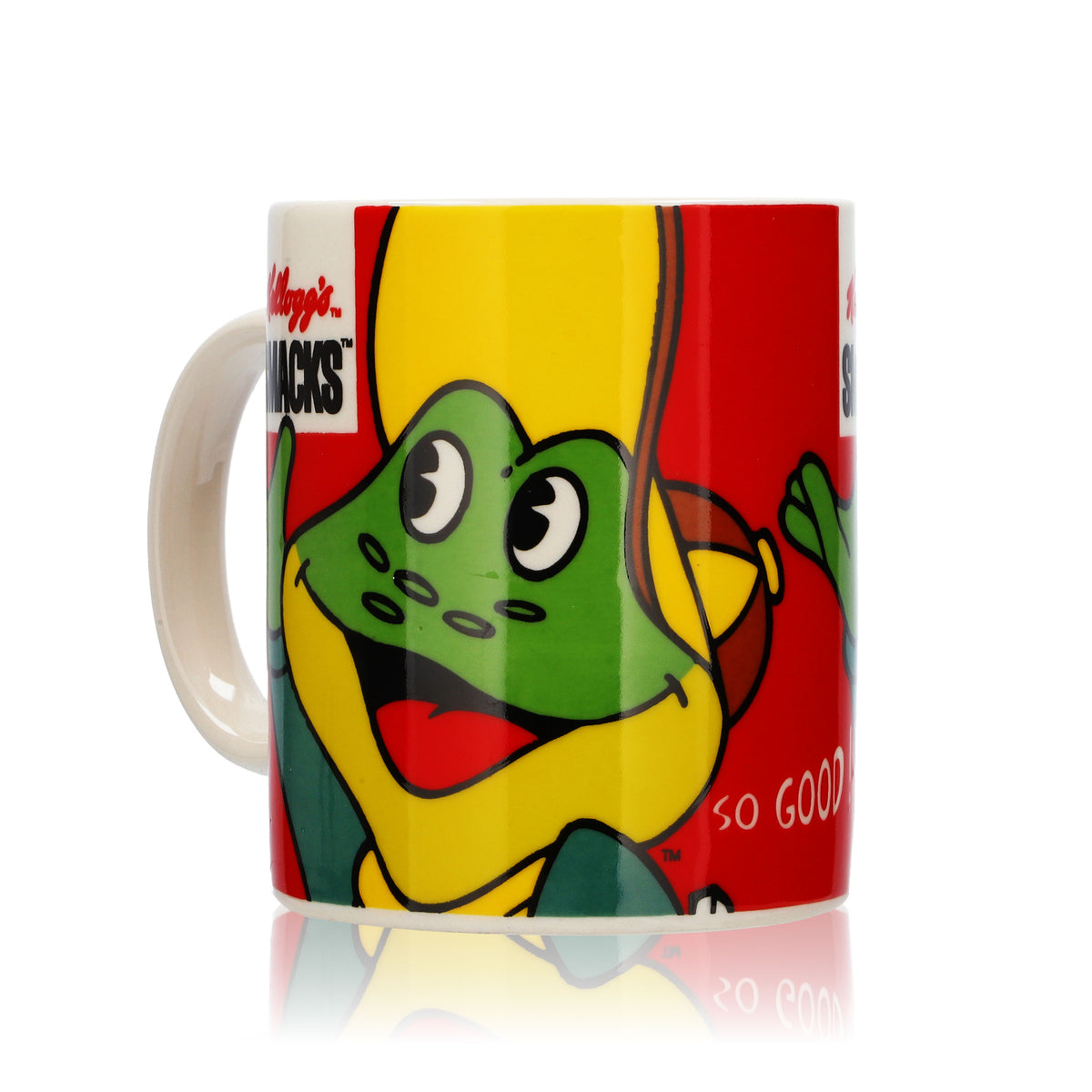 Kelloggs Smacks Pot de lait 0,33 l Bol à céréales en verre « Smacks » Grenouille – Vue 4