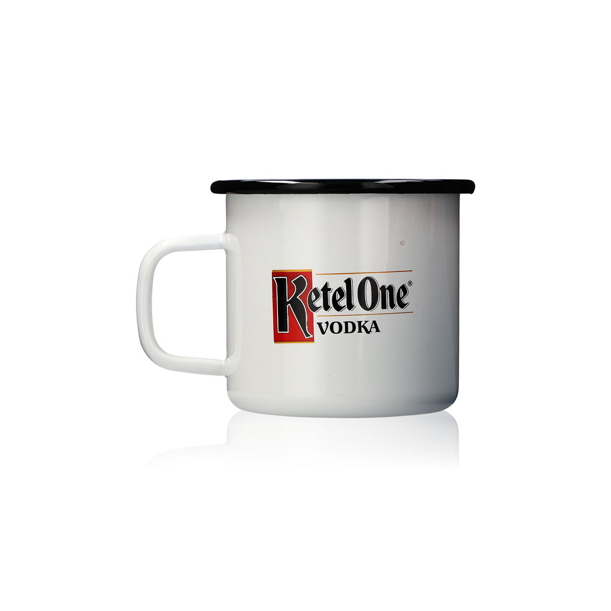 Ketel One Verre 0,37 l Tasse en métal Verre à anse Gobelet à anse Verres à cocktail Vodka
