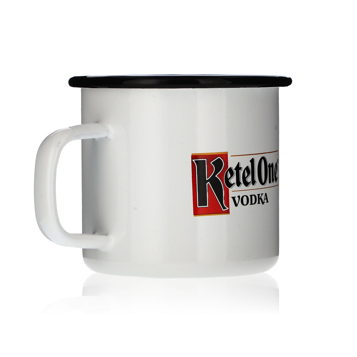 Ketel One Verre 0,37 l Tasse en métal Verre à anse Gobelet à anse Verres à cocktail Vodka – Vue 2