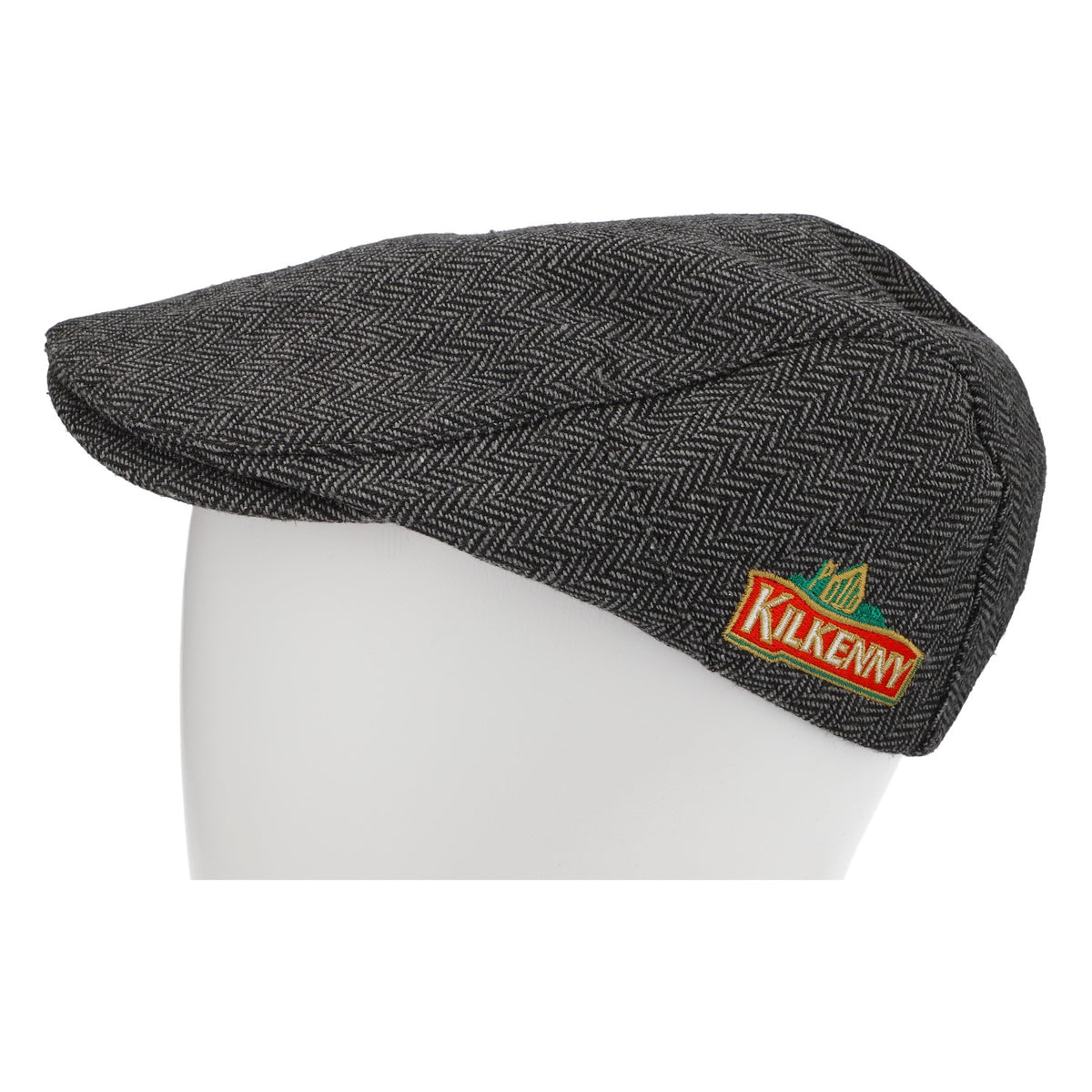 Casquette Kilkenny Beer Casquette à visière Snap Cap respirante grise en polyester – Vue 2