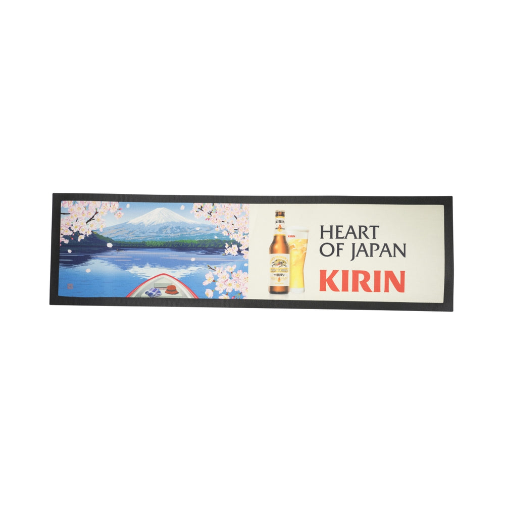 Kirin Ichiban Tapis de bar en caoutchouc pour verres Tapis égouttoir Runner Gastro Bar