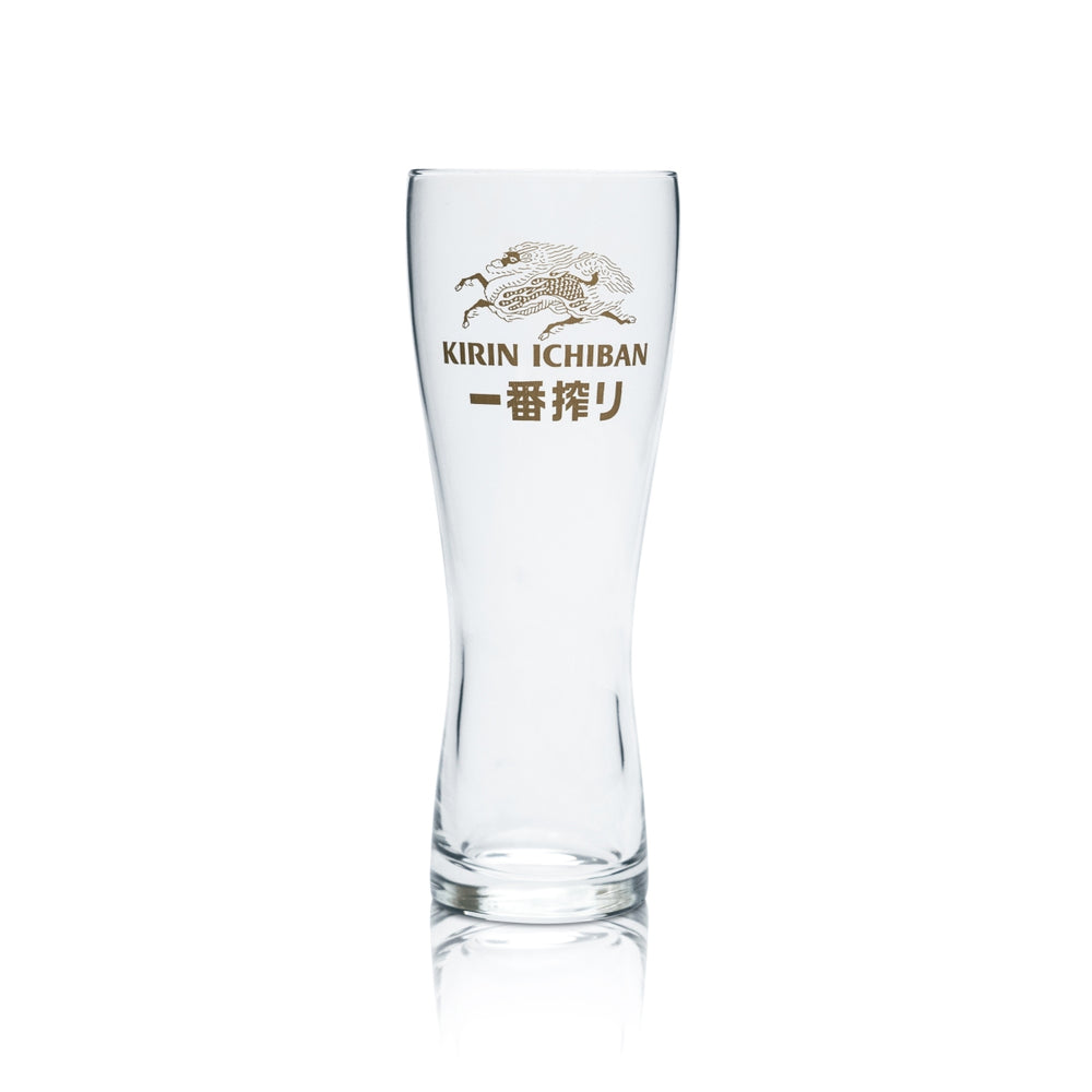 Verre Kirin Ichiban 0,25 l, verre à bière tulipe, verres Gastro Craft Premium Beer Japan