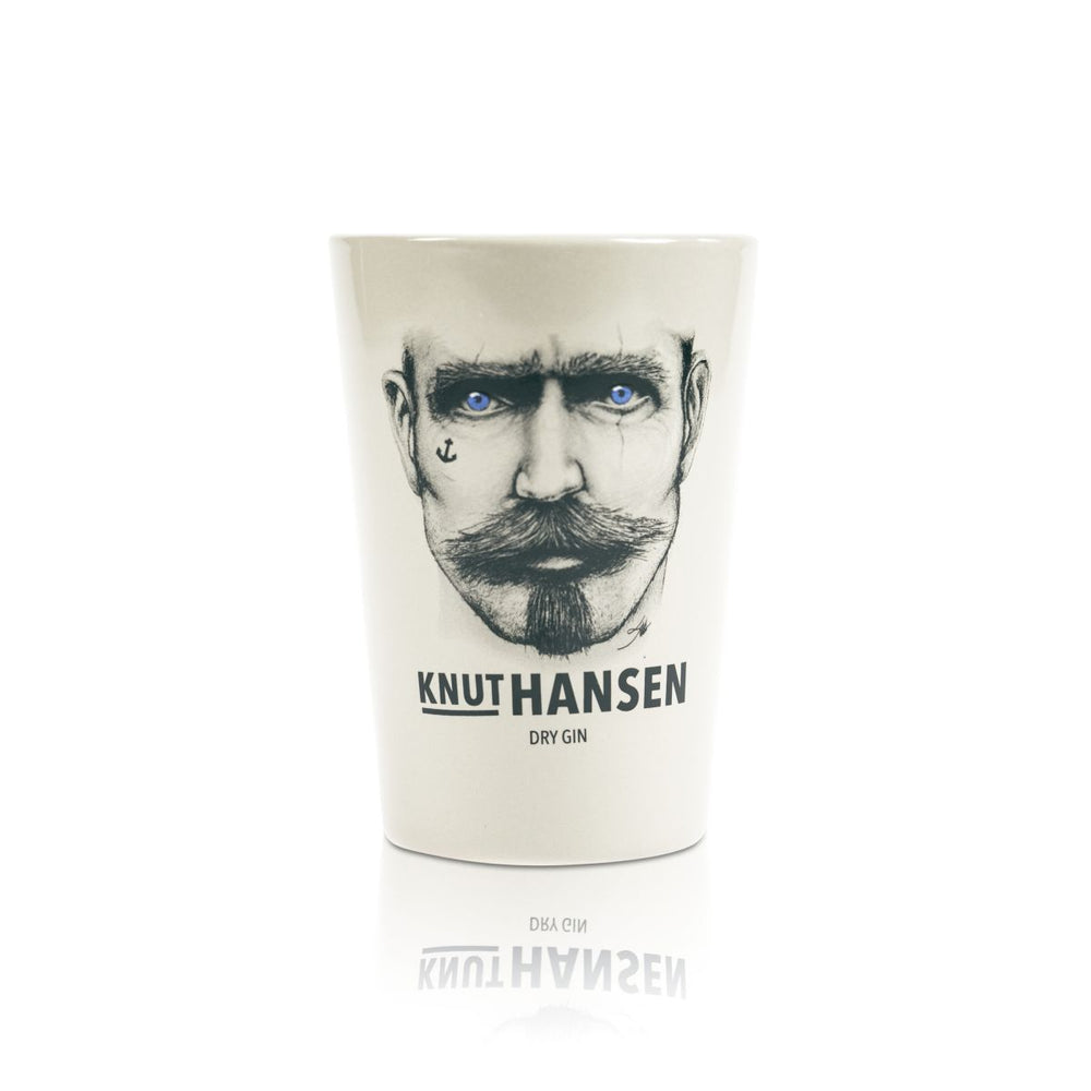 Knut Hansen Gin Mug en céramique 0,37 l Tasse en argile Verres à cocktail Gin Tonic