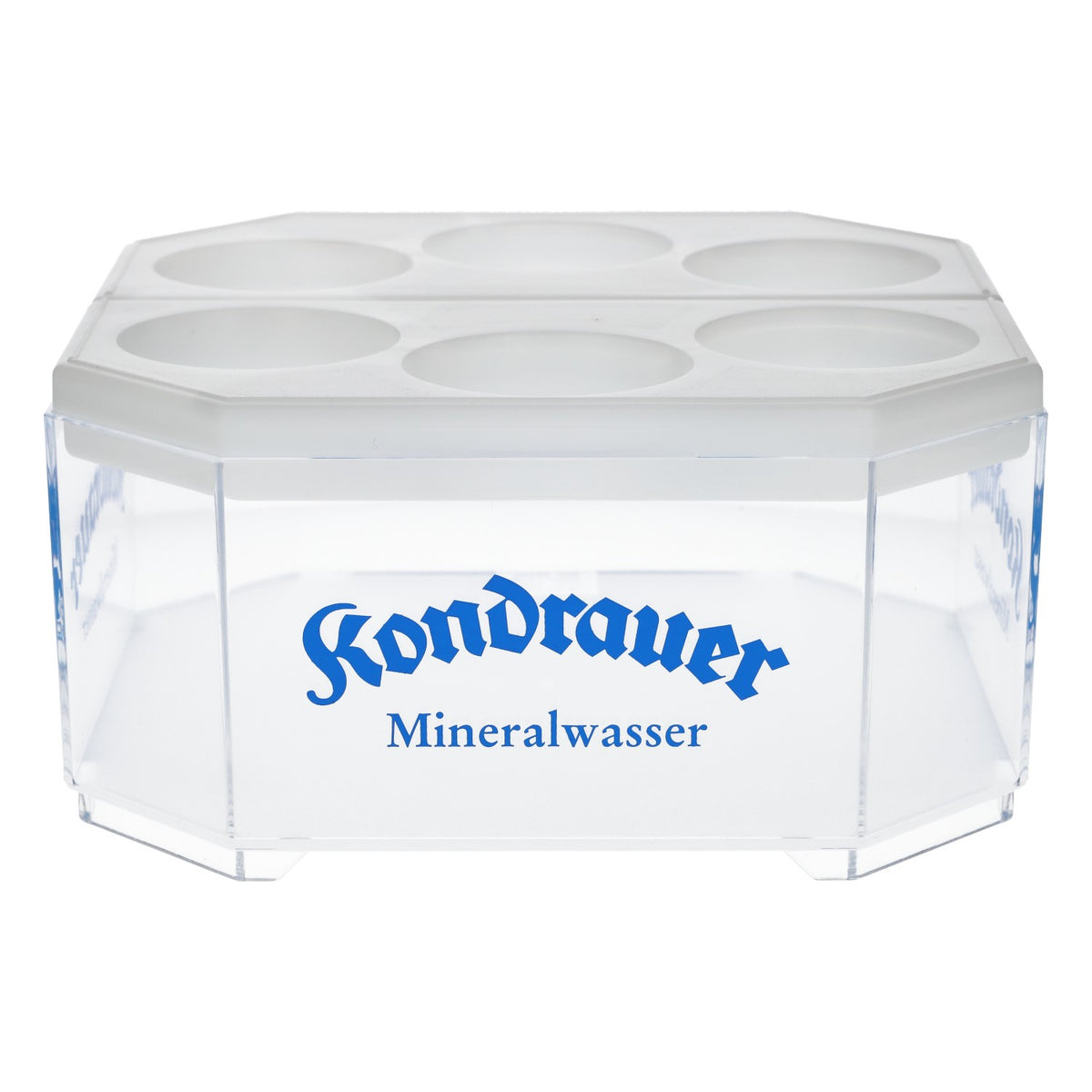 Refroidisseur de bouteilles Kondrauer, 6 bouteilles, transparent, en plastique, accessoire de bar