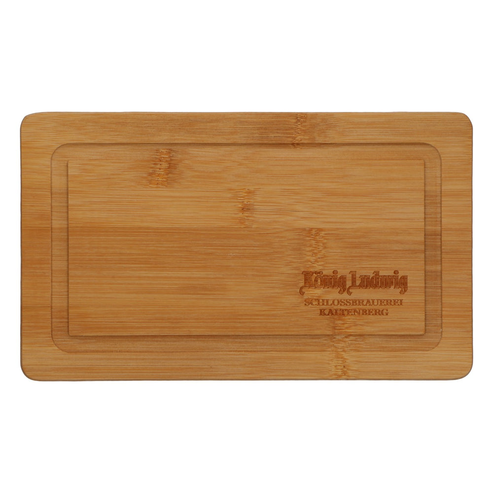 Planche à petit-déjeuner « König Ludwig Bier » en bois véritable, pour collation, neuve