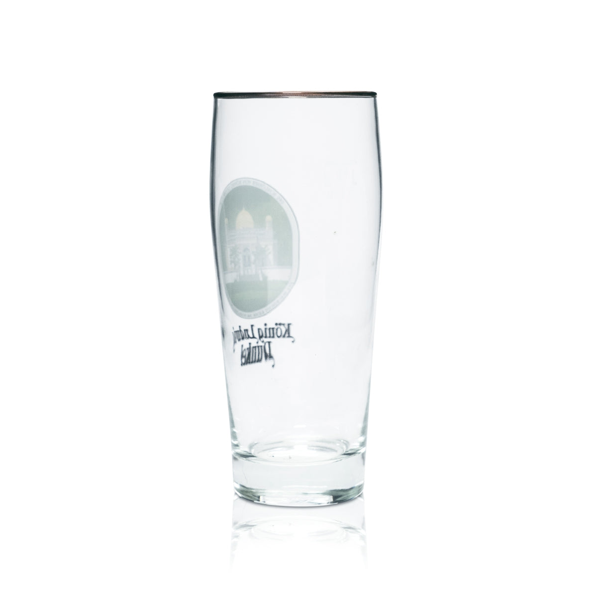 Verre König Ludwig 0,5 l Motif Verres de collection Le kiosque mauresque Bord doré – Vue 2