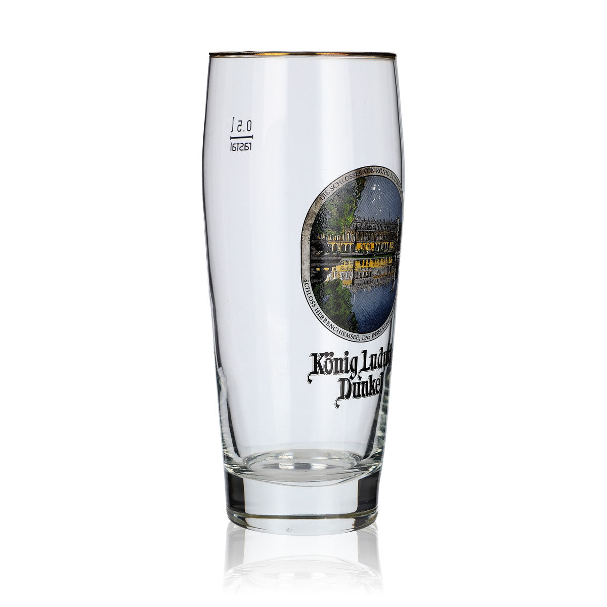 Verre König Ludwig 0,5 l foncé Willi Becher Verres de collection Château de Herrenchiemsee – Vue 2