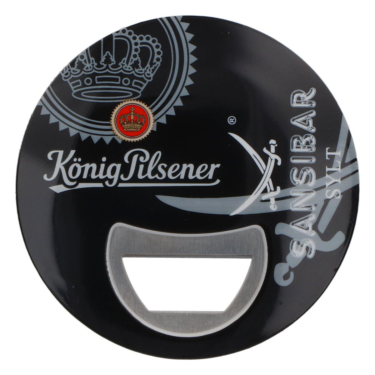 Décapsuleur rond « Sansibar Sylt » de König Pilsener