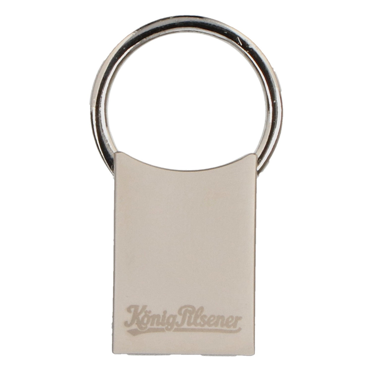 Porte-clés König Pilsener extensible, entièrement en métal, argenté – Vue 2