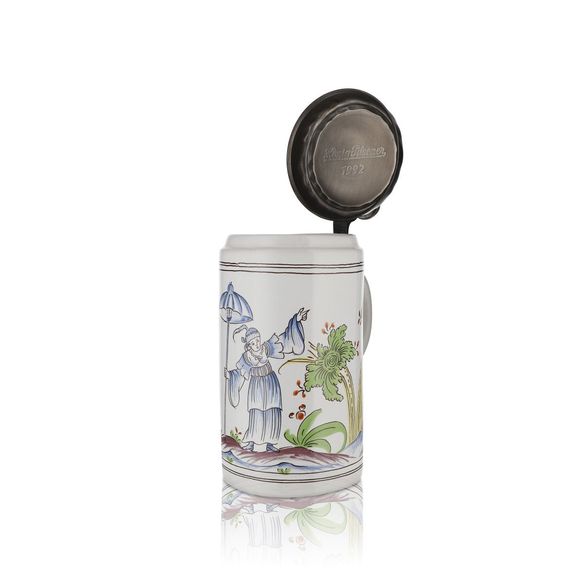 Verre König Pilsener, édition annuelle, chope en céramique de 1992, pour collectionneurs et amateurs – Vue 6