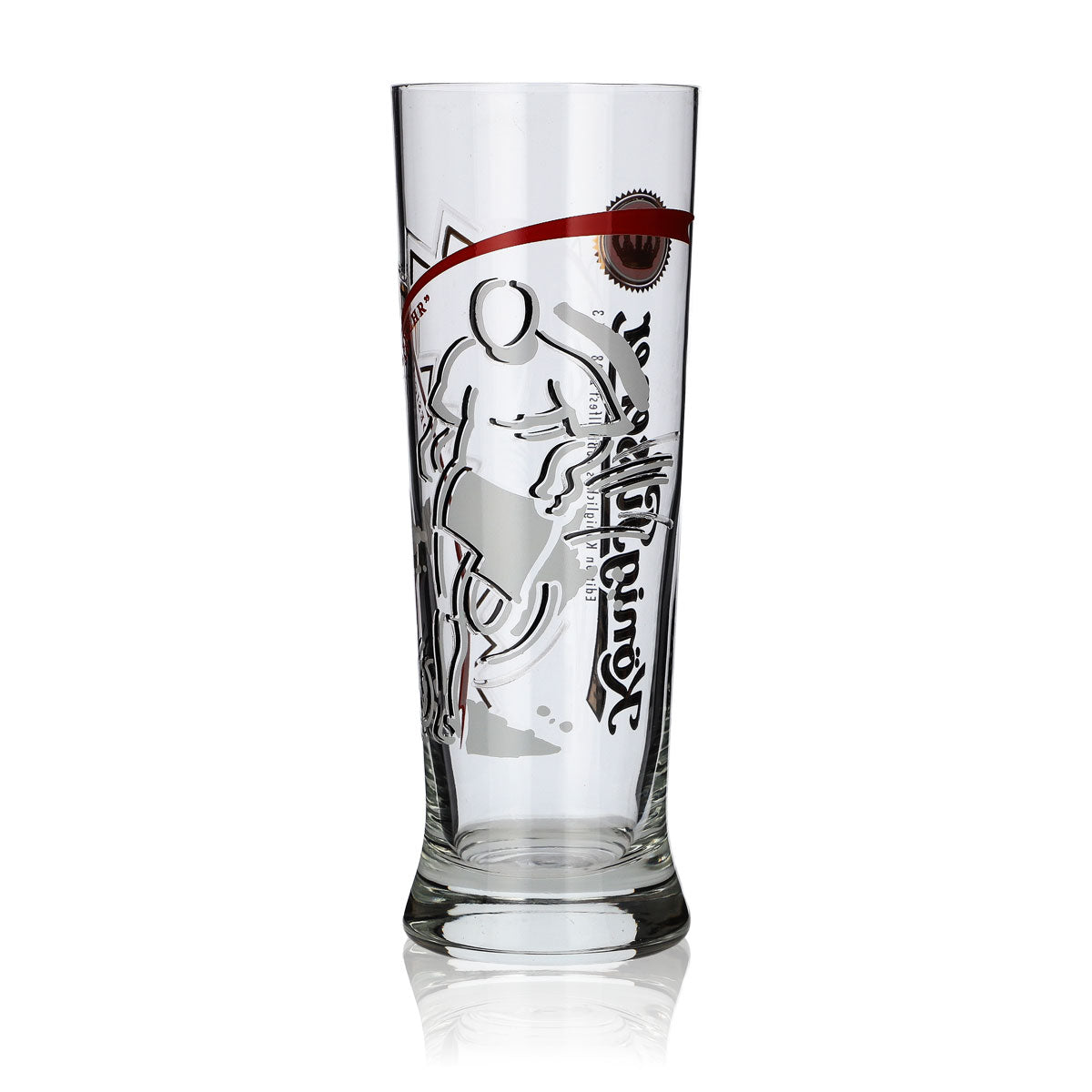 Verre à bière König Pilsener en édition limitée Verres à bière Édition spéciale football 2008 « Défense » – Vue 3