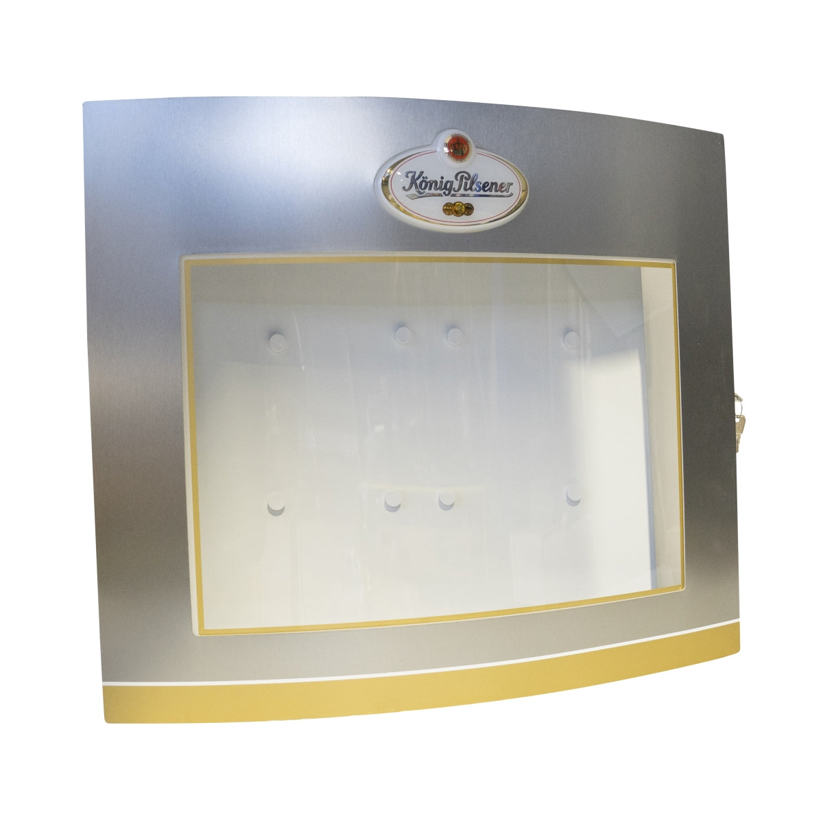 Vitrine éclairée Königs Pilsener Menu Carte Verrouillable Acier inoxydable Gastronomie – Vue 2