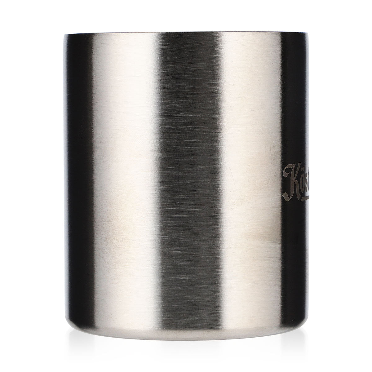 Verre à bière Köstritzer en acier inoxydable / tasse à café / tasse avec poignée mousqueton – Vue 3