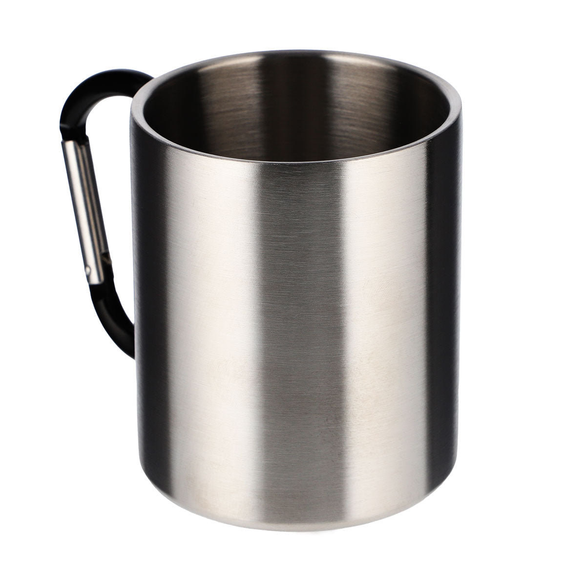Verre à bière Köstritzer en acier inoxydable / tasse à café / tasse avec poignée mousqueton – Vue 5