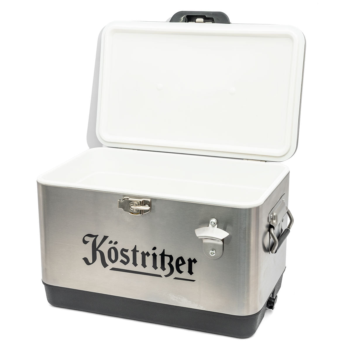 Boîte isotherme en métal Köstritzer Bier Campingbox Caisse en aluminium avec décapsuleur XXL – Vue 5