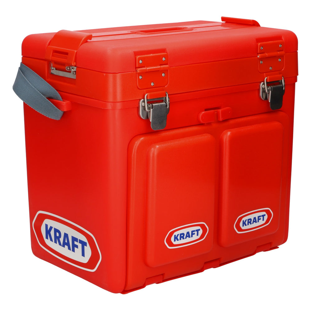 Ensemble de couverts Kraft pour la table, pliable, rouge, neuf, en plastique