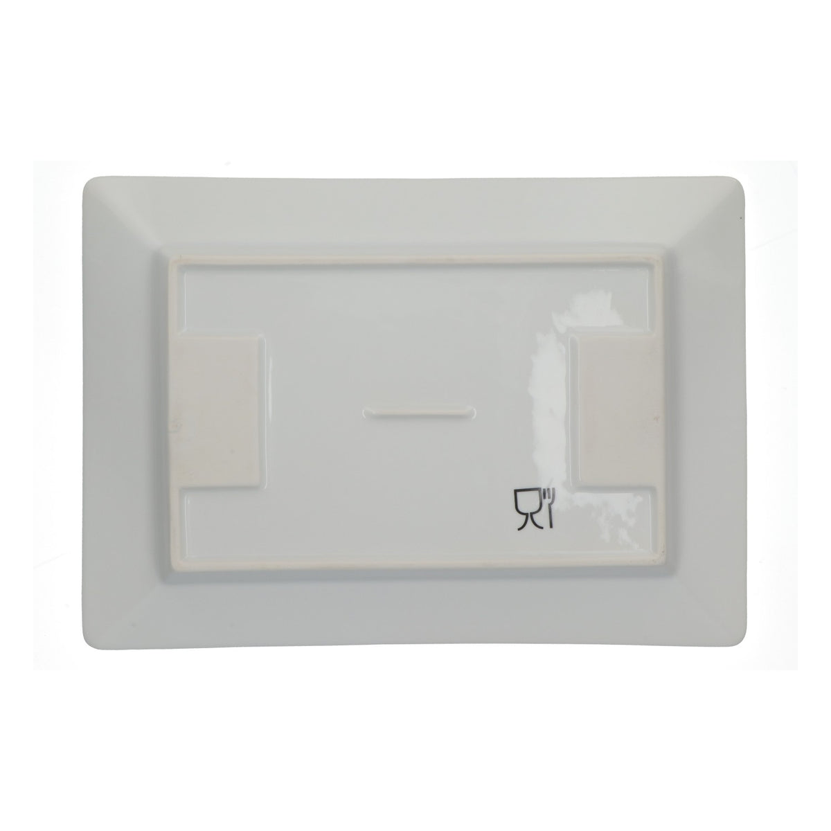 Kraft Lebensmittel Porcelain Olympic Plateau de service « Footballeur » massif – Vue 3