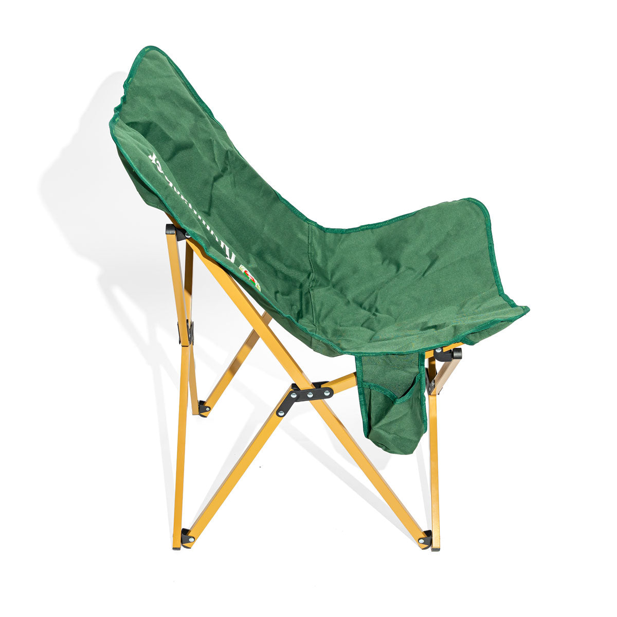 Chaise de camping pliante Krombacher Bier pour pêcheurs, verte – Vue 2