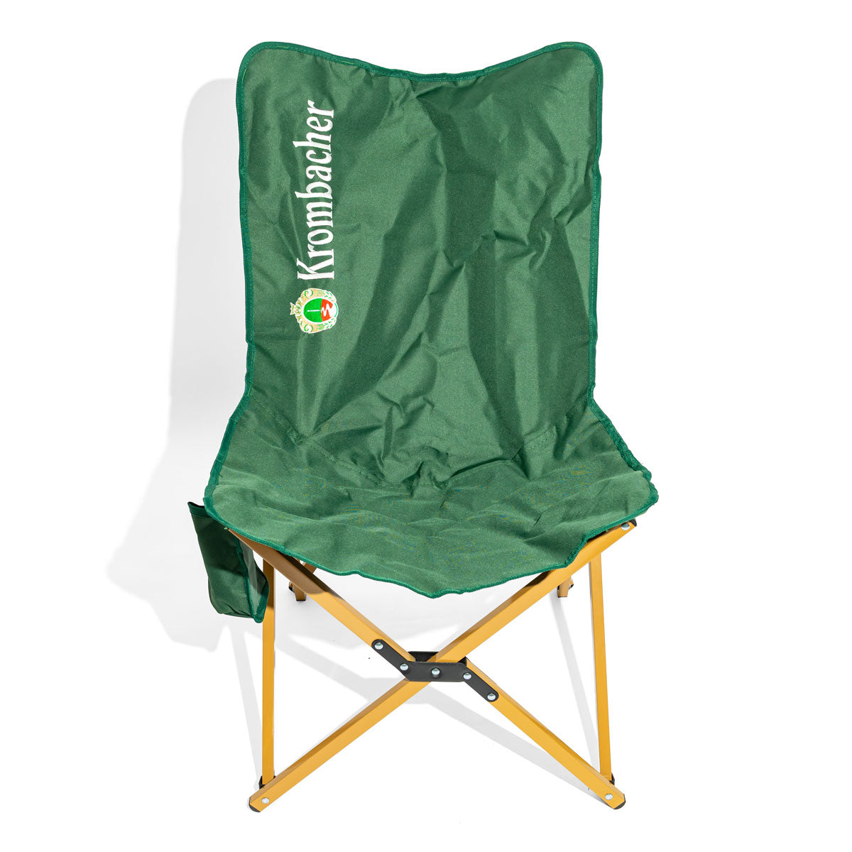 Chaise de camping pliante Krombacher Bier pour pêcheurs, verte – Vue 4