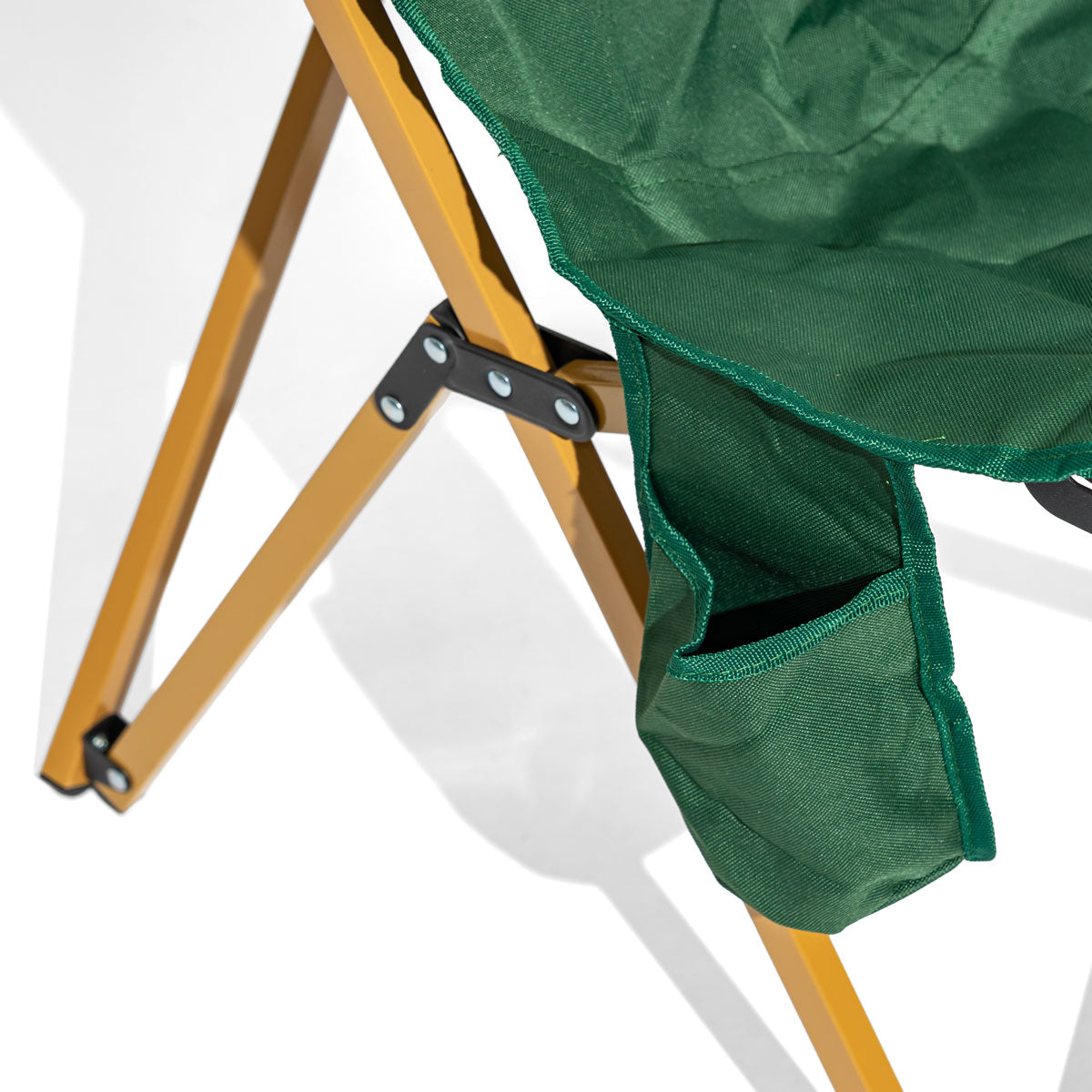 Chaise de camping pliante Krombacher Bier pour pêcheurs, verte – Vue 6
