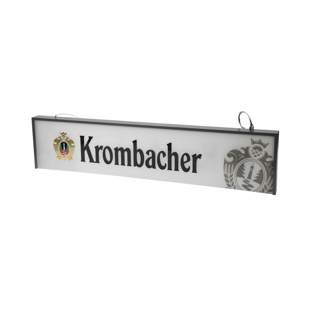 Lampe de comptoir Krombacher Bière Enseigne lumineuse Lightbox LED Panneau Gastro Bar