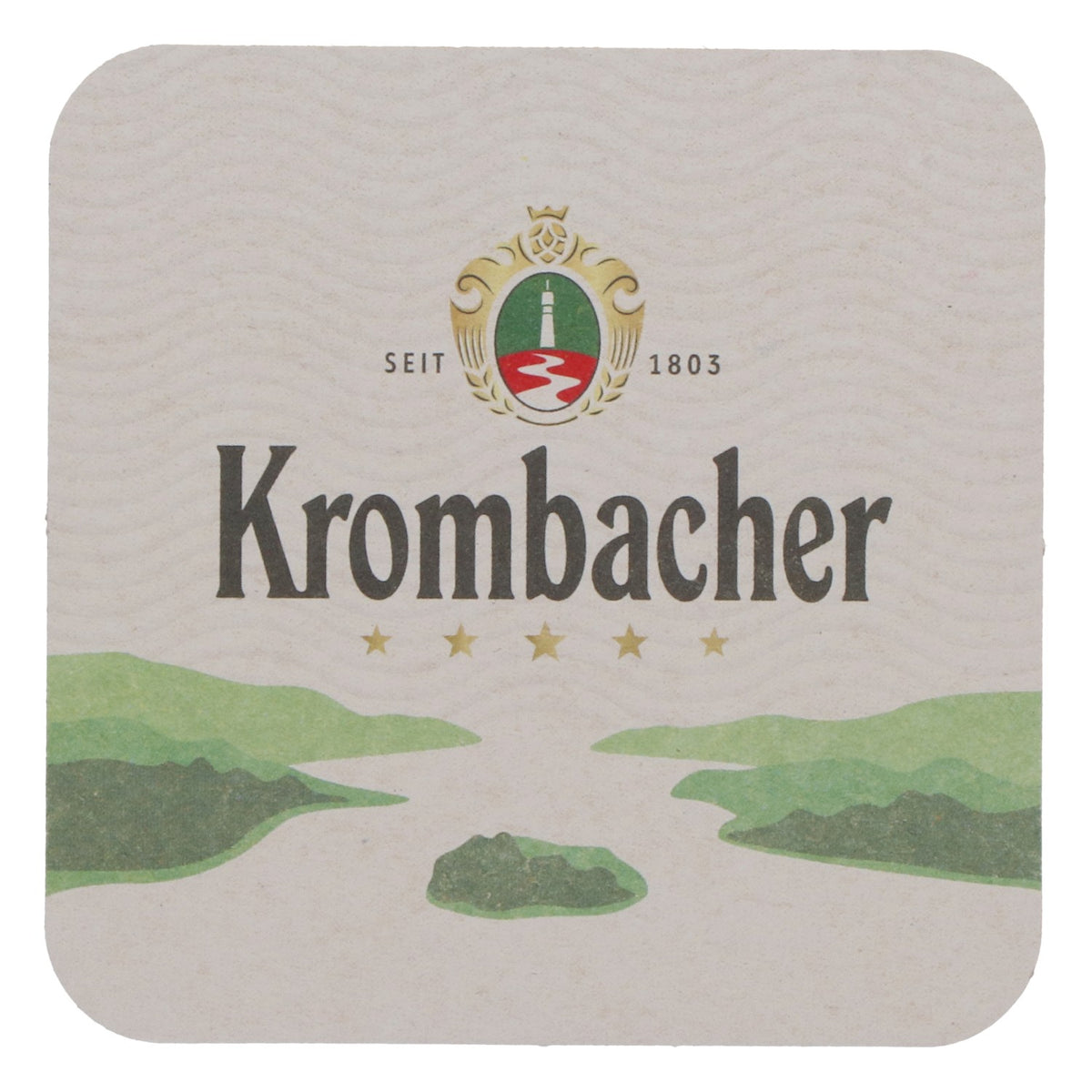 Sous-verre Krombacher « Lillet Wild Berry » (nouveau) en papier blanc – Vue 3