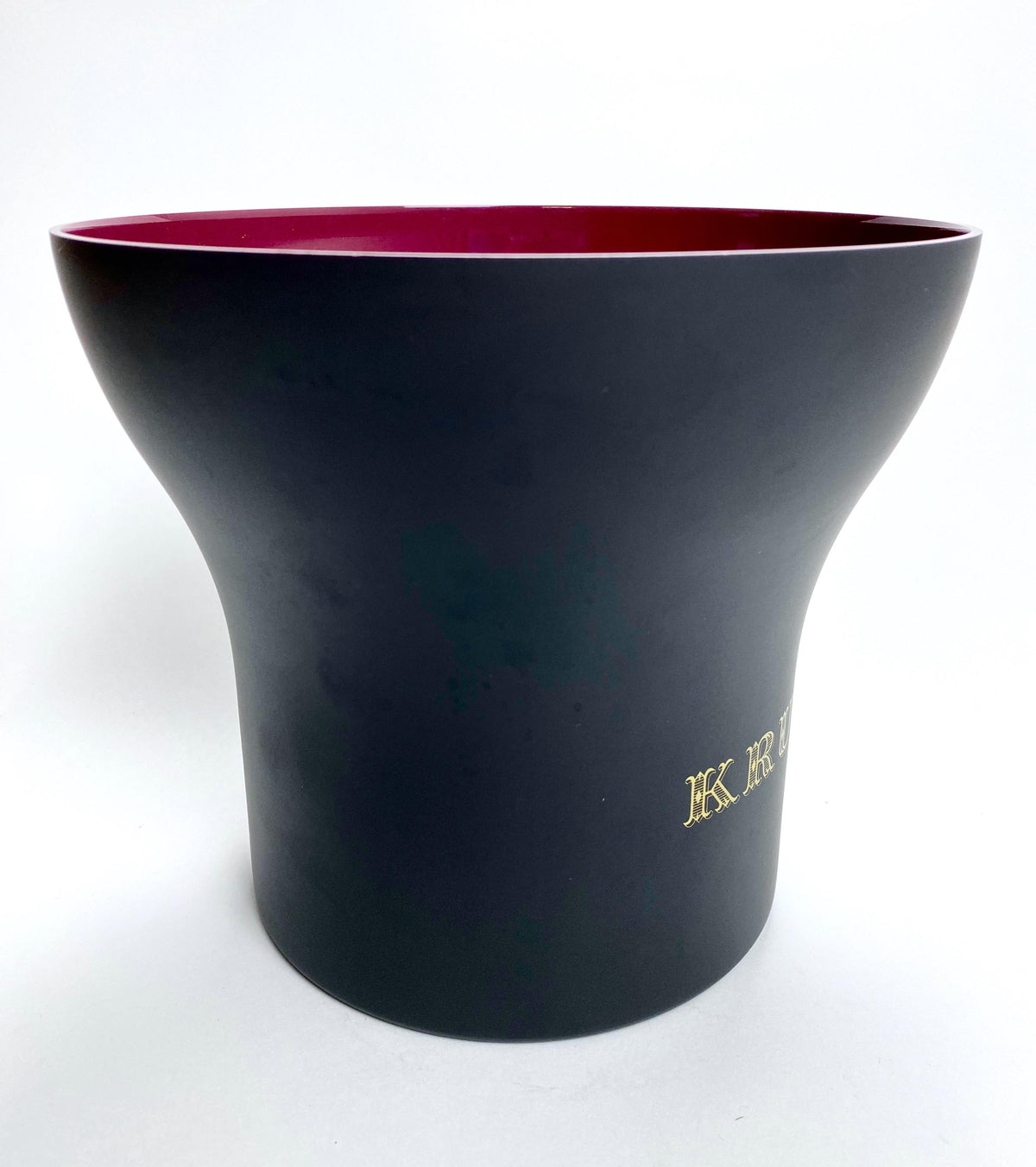 Krug Champagne Refroidisseur de bouteille Bac à glaçons Métal simple noir/violet – Vue 3