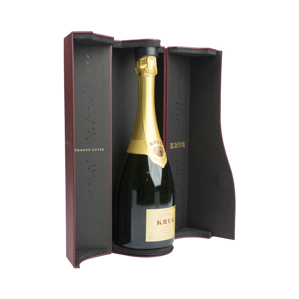 Bouteille de champagne Krug LEER Grande Cuvée Boîte 0,7 l Présentoir décoratif Bar factice