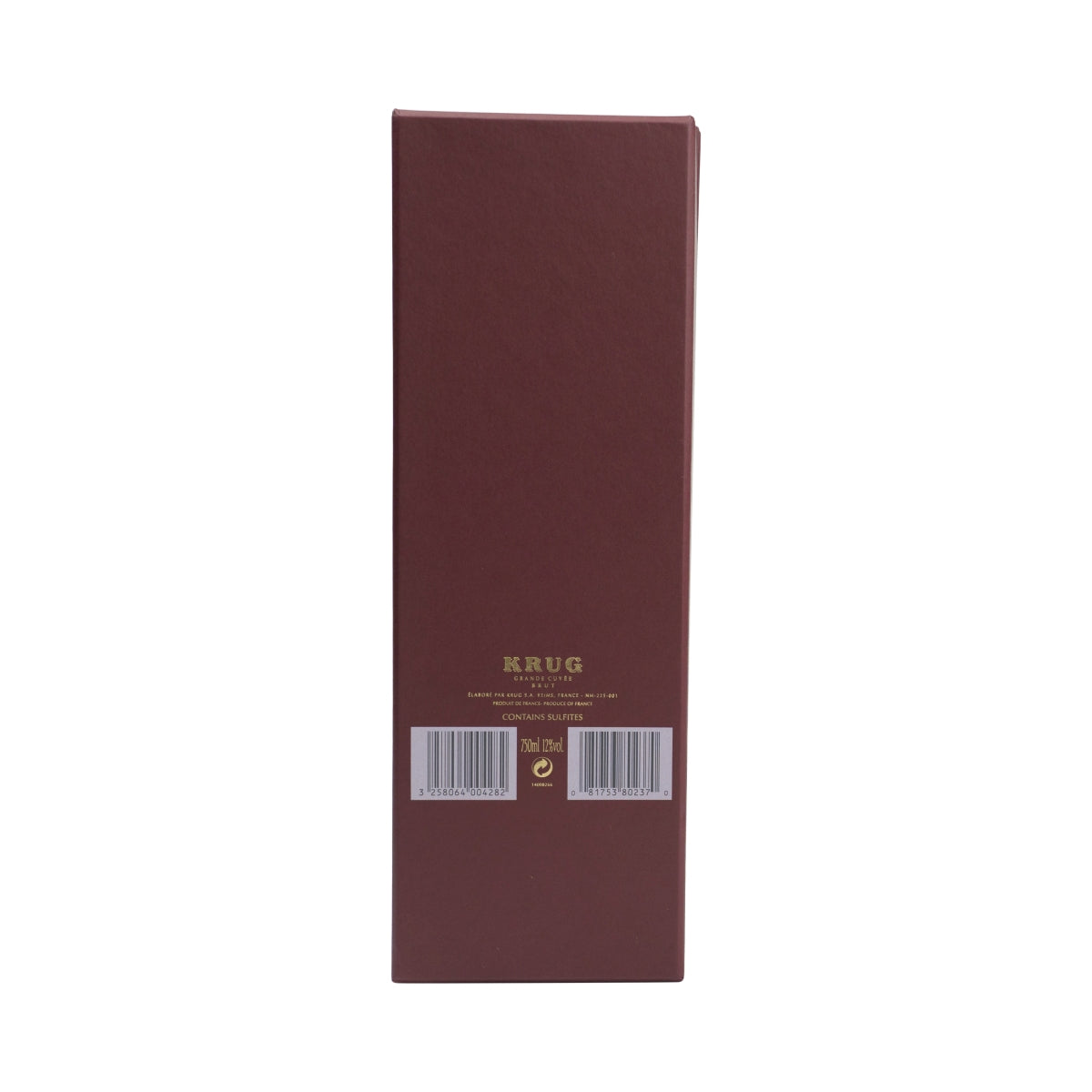 Bouteille de champagne Krug LEER Grande Cuvée Boîte 0,7 l Présentoir décoratif Bar factice – Vue 3