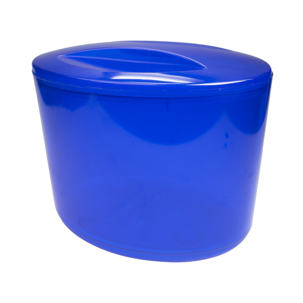 Refroidisseur Refroidisseur de bouteilles Récipient à glace Bleu avec couvercle Refroidisseur de boissons Boîte à glace