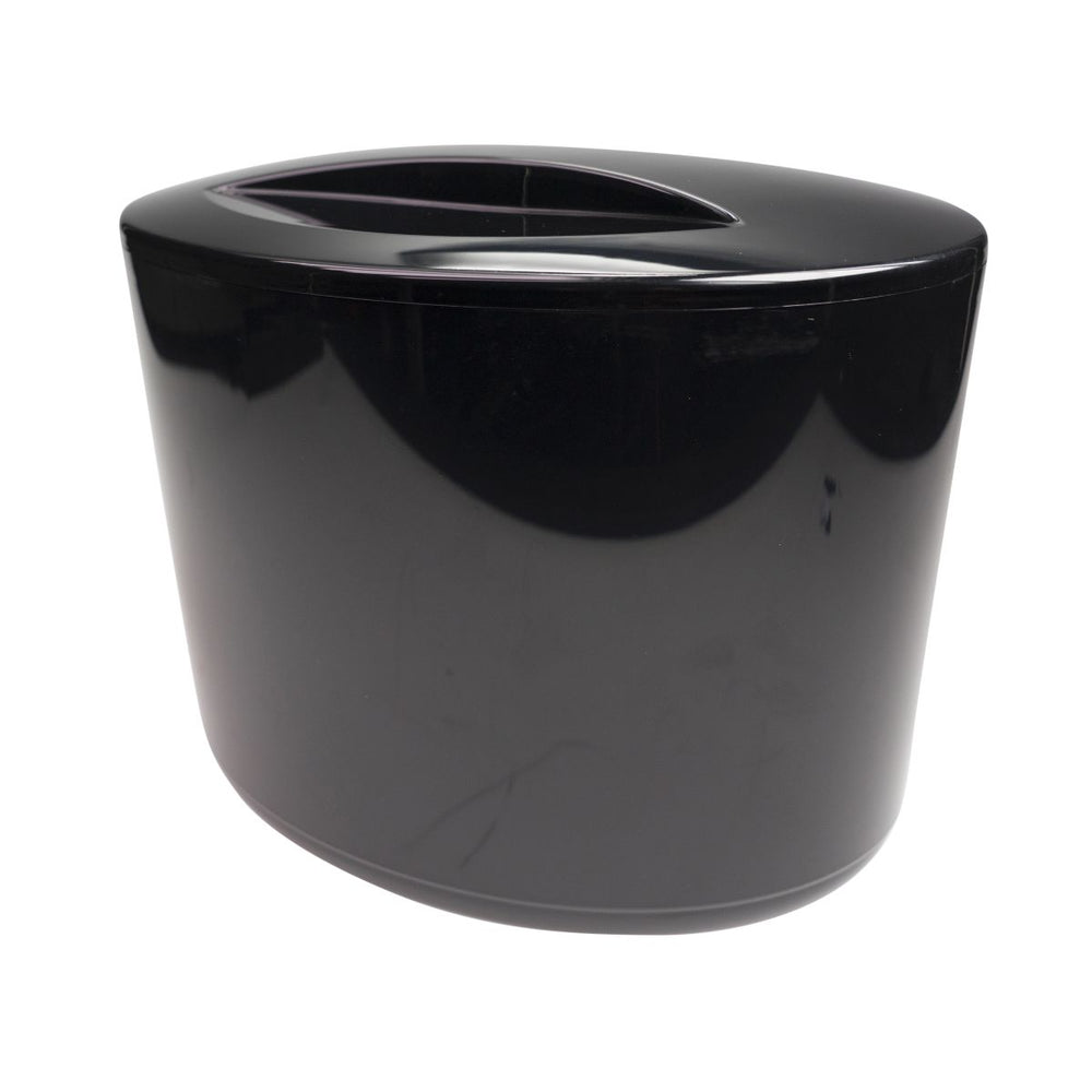 Refroidisseur Refroidisseur de bouteilles Récipient à glace Noir avec couvercle Refroidisseur de boissons Boîte à glace