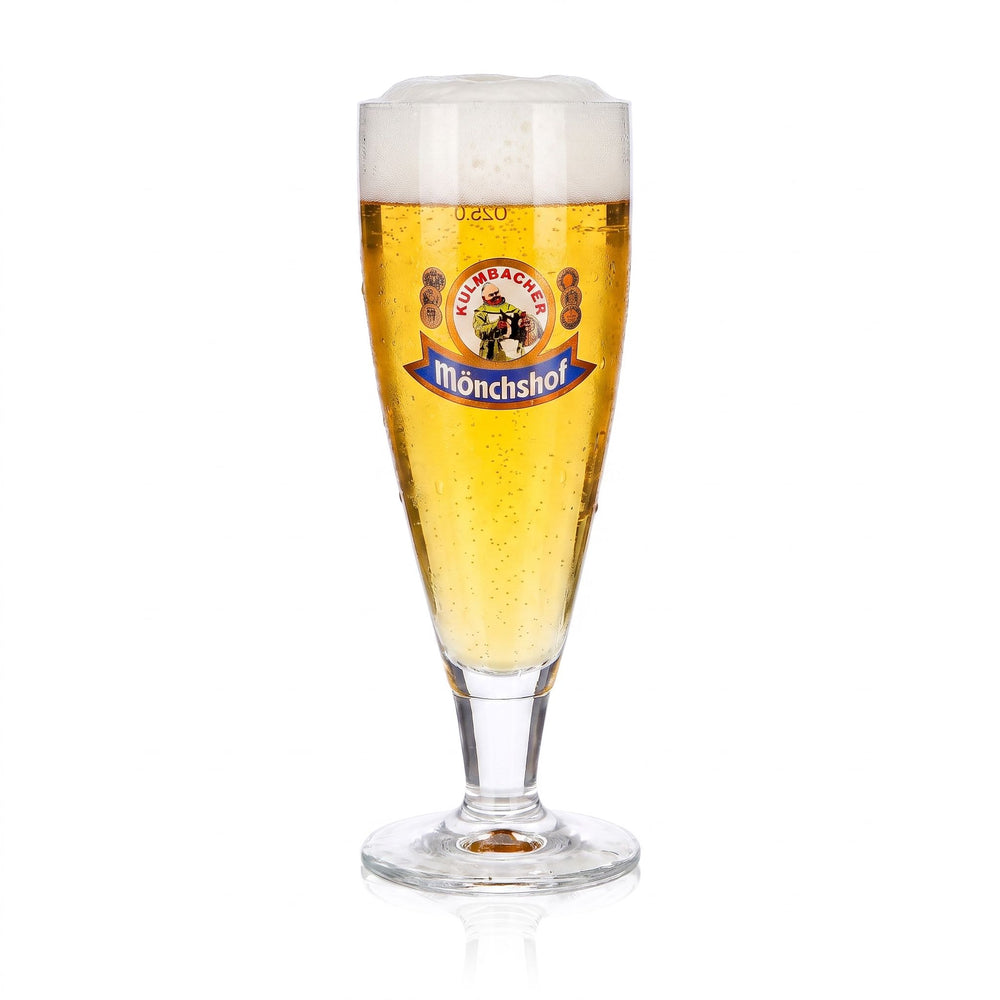 Verre à bière Kulmbacher Reichelbräu 0,25 l, modèle « Pokal », Mönchshof Sahm