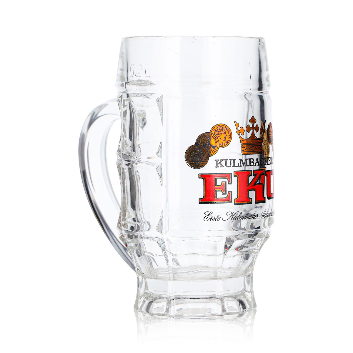 Verre à bière Kulmbacher Reichelbräu, 0,2 l, chope Eku en relief – Vue 3