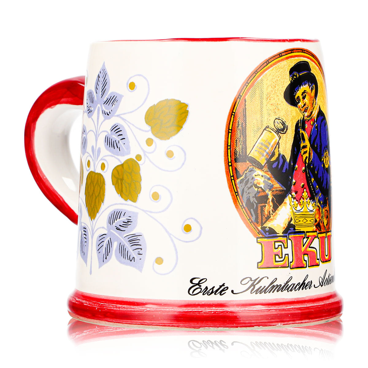 Verre à bière Kulmbacher Reichelbräu, chope, pichet 0,38 l, EKU, céramique de Rosenheim – Vue 3
