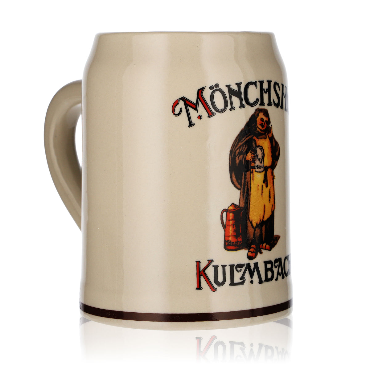 Kulmbacher Reichelbräu Bière Verre Mönchshof Cruche en grès Cruche en terre cuite Mönchshof – Vue 2