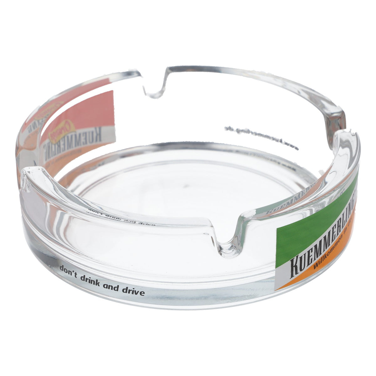 Cendrier en verre pour liqueur Kümmerling, accessoire de bar transparent – Vue 4
