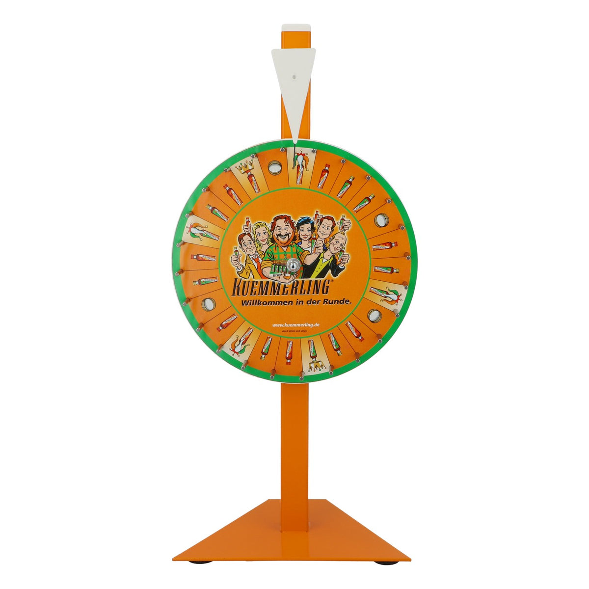 Liqueur Kümmerling Roue de la fortune Jeu festif Jeu de société Table ronde