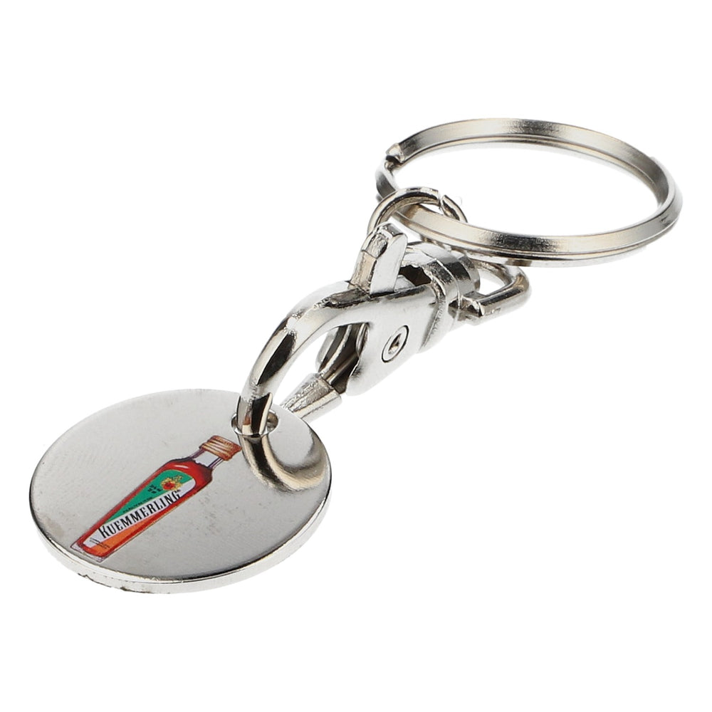 Porte-clés Kümmerling avec jeton de caddie en métal  Cadeau pour fans