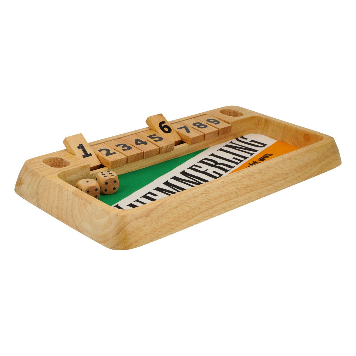Jeu de dés Kümmerling « Shut the Box » – Jeu en bois – Jeu de réflexion – Pièce rare – Original – Vue 2