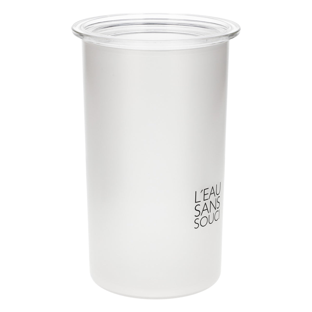 Refroidisseur d'eau « L'eau sans souci » 1,012 l, refroidisseur de bouteilles, logo noir, neuf, seau à glace – Vue 2