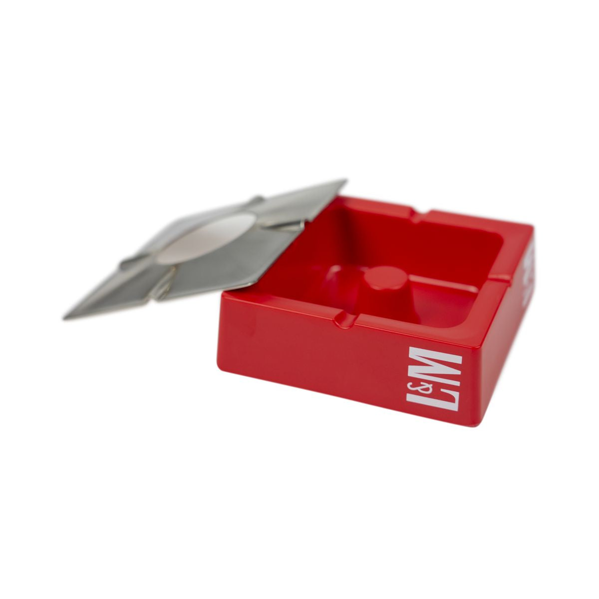 L&M Cendrier Repose-cigarettes Plateau pour fumeurs Massif Lourd Pare-vent – Vue 2