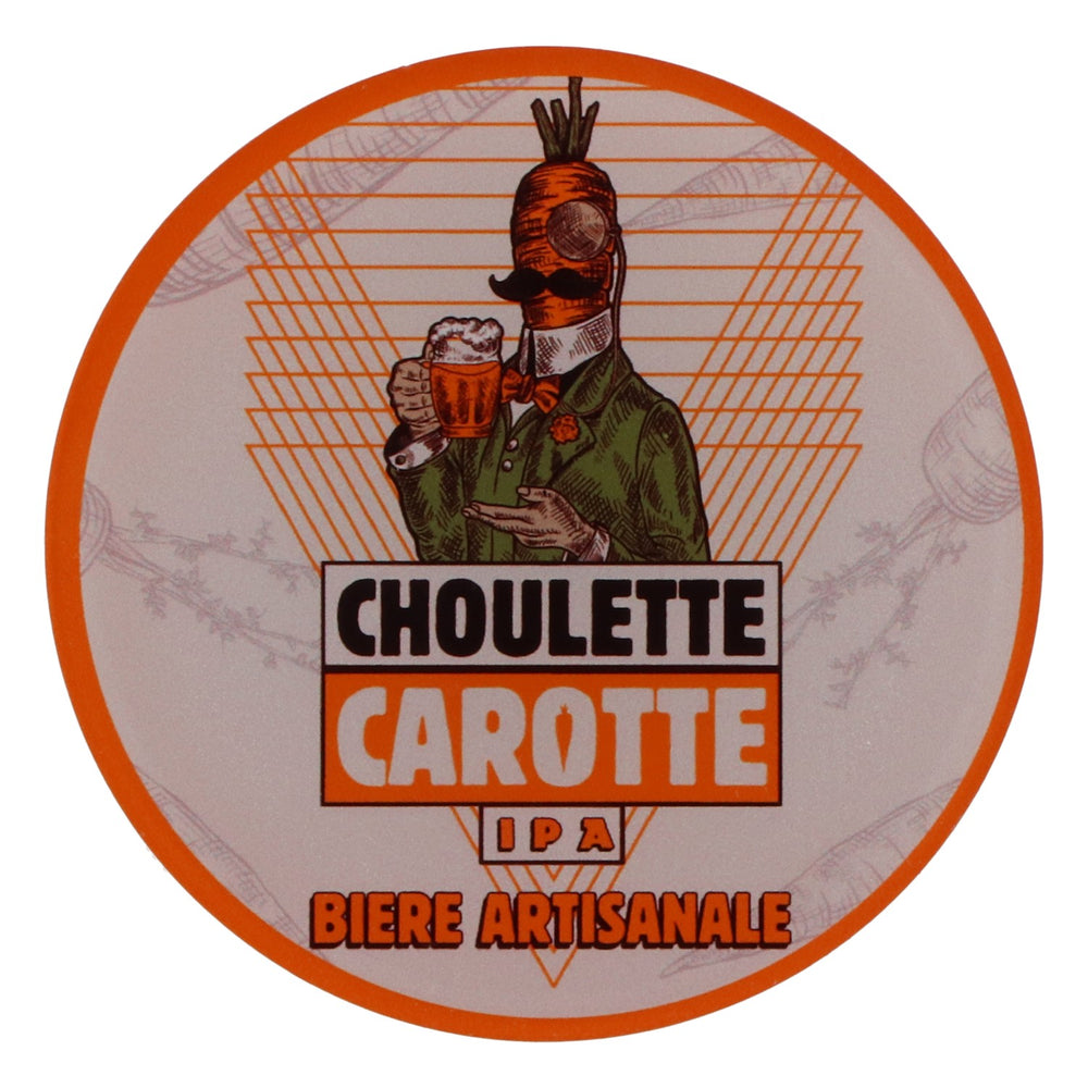 La Choulette Bière Sous-verre Choulette Blonde Triple Plat rond neuf
