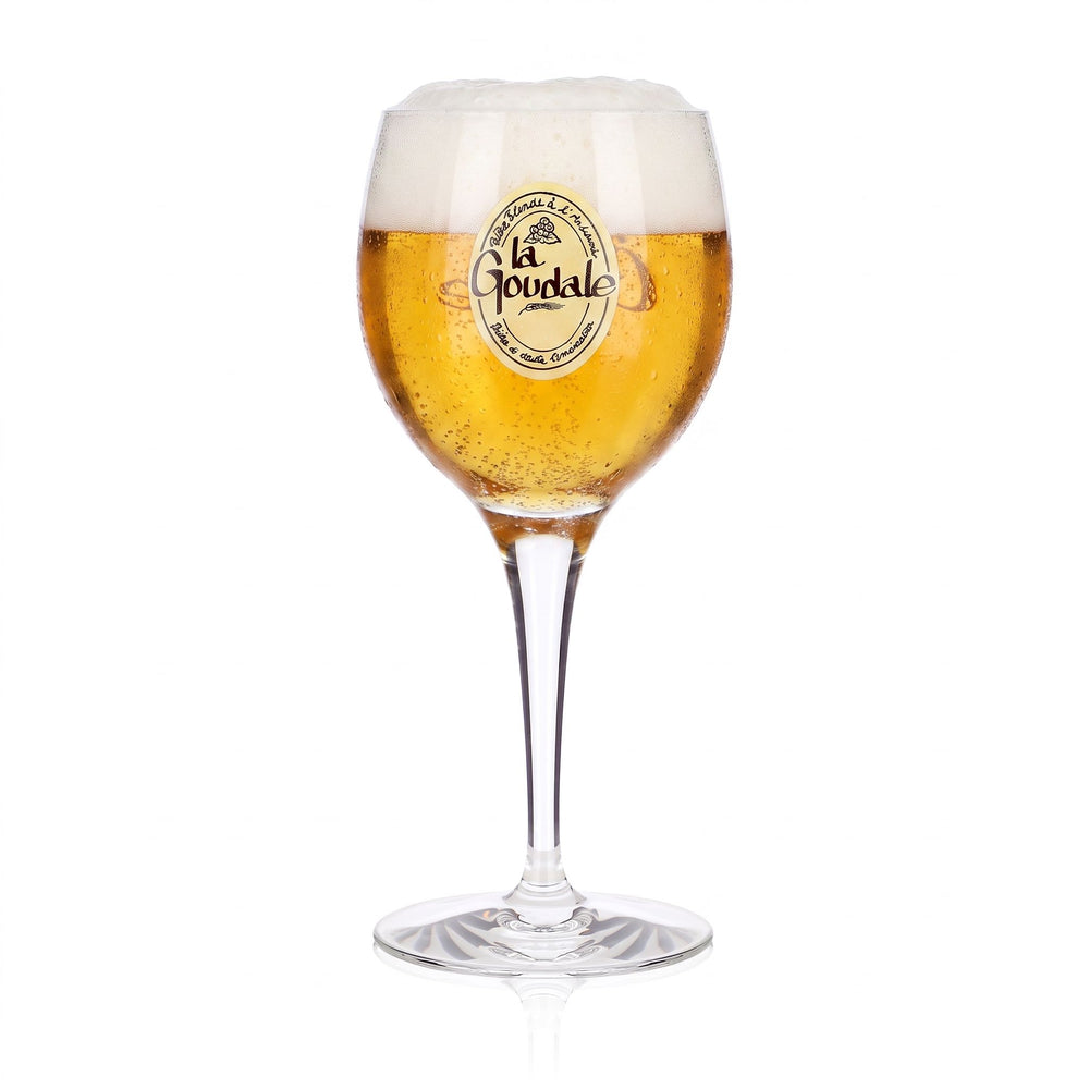 Verre à bière La Goudale, 0,25 l, forme de coupe