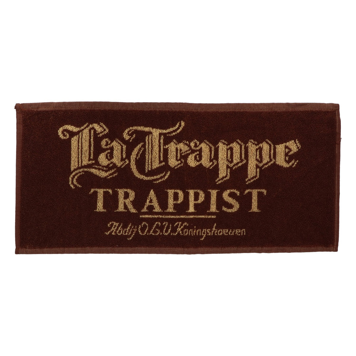 Serviette de bière La Trappe, serviette de barbe, marron, trappiste, nouvelle, en coton