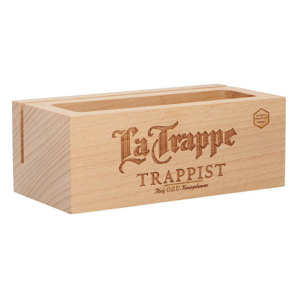 La Trappe Bière Présentoir de table Porte-carte Tableau des prix Bois véritable