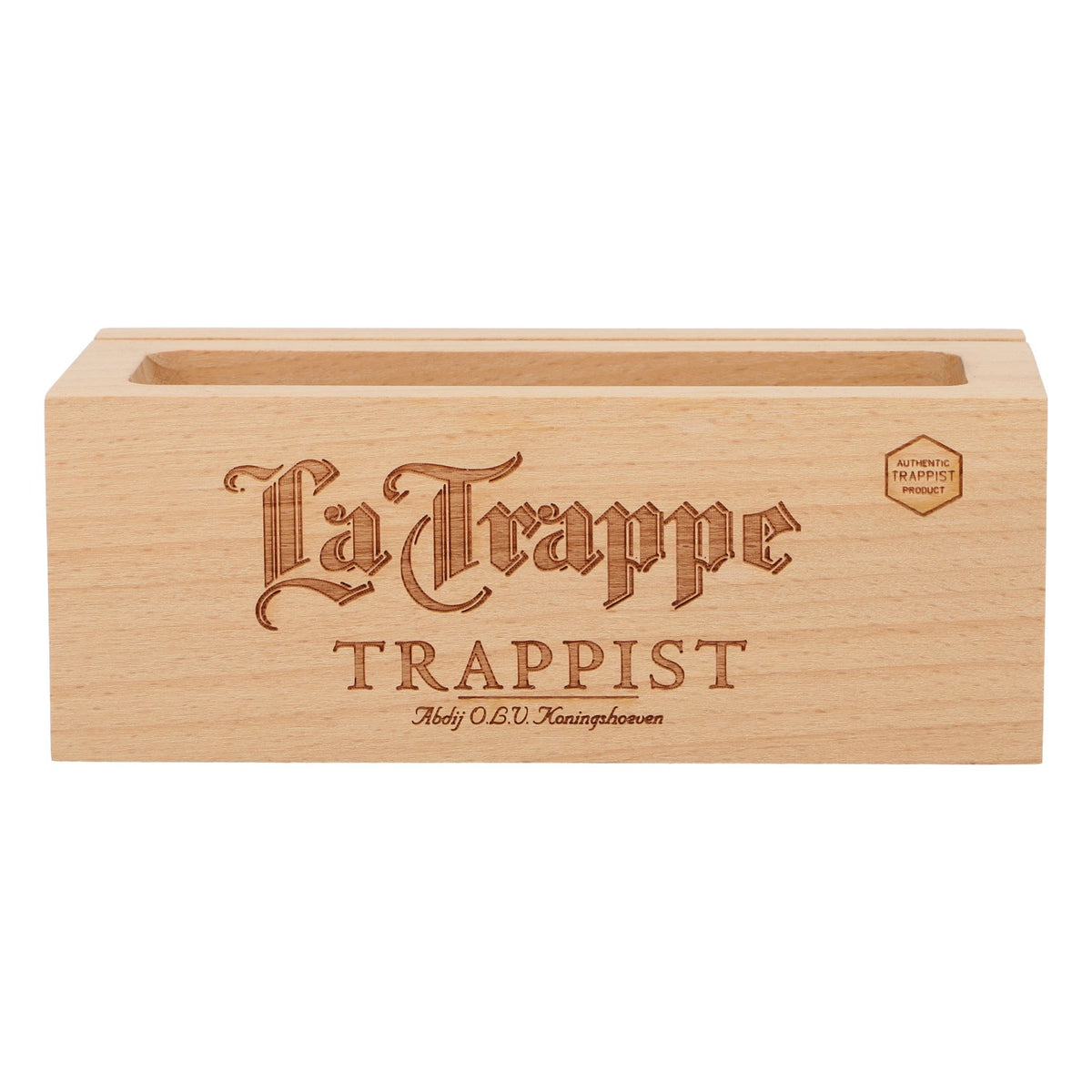La Trappe Bière Présentoir de table Porte-carte Tableau des prix Bois véritable – Vue 2