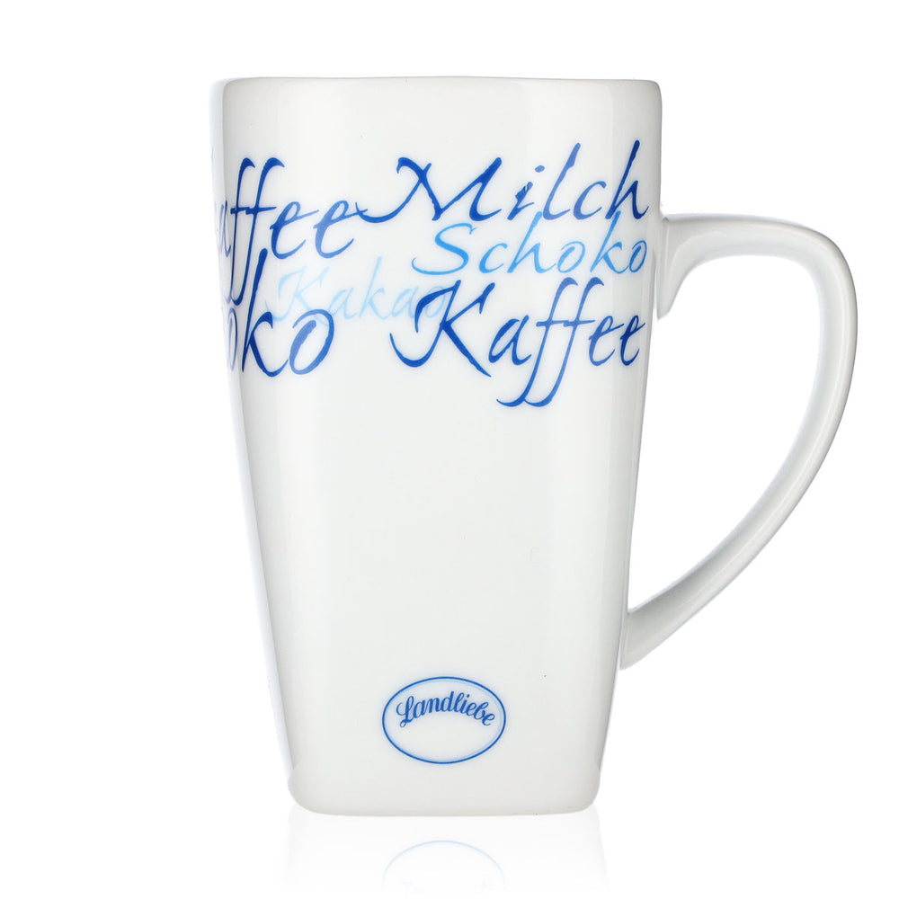 Tasse à café en céramique Landliebe « Lait », 0,35 l, blanche